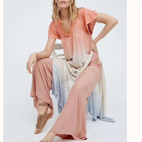 Free People Double Dip Dyed Tunic Dress - Picture 6 of 9